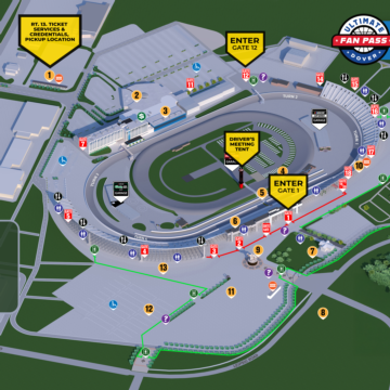 2026 Ultimate Fan Pass Map 