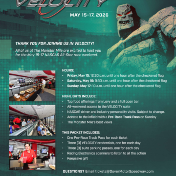 2026 Velocity Suite Info Sheet