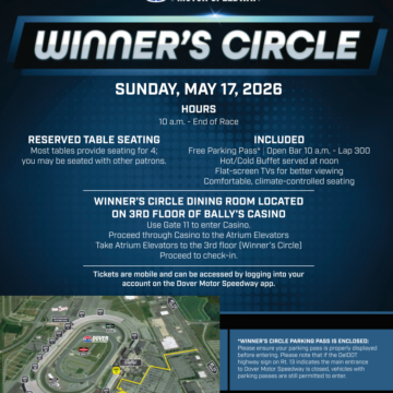 2026 Winner's Circle Info Sheet