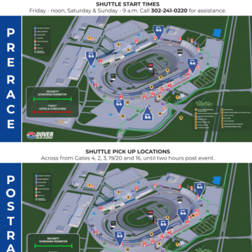 ADA Golf Cart Shuttle Map