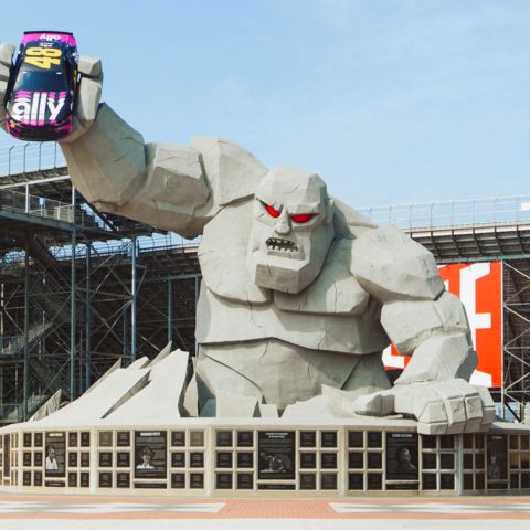 The Monster Monument at Victory Plaza, presented by Ally, is always open for visitors.